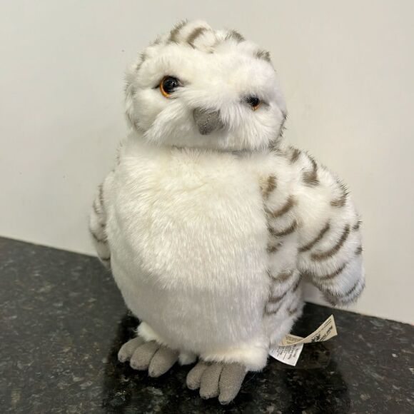 World Wildlife Fund Snowy Owl Plush White Gray/Brown Stuffed Animal Bird… - Picture 1 of 9